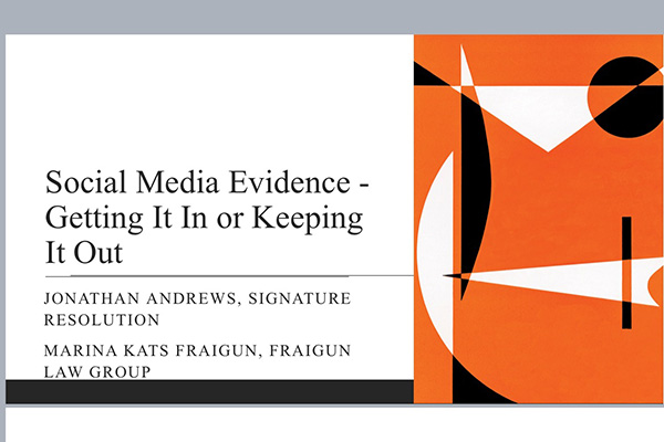 Social Media Experience - Getting It in or Keeping It Out